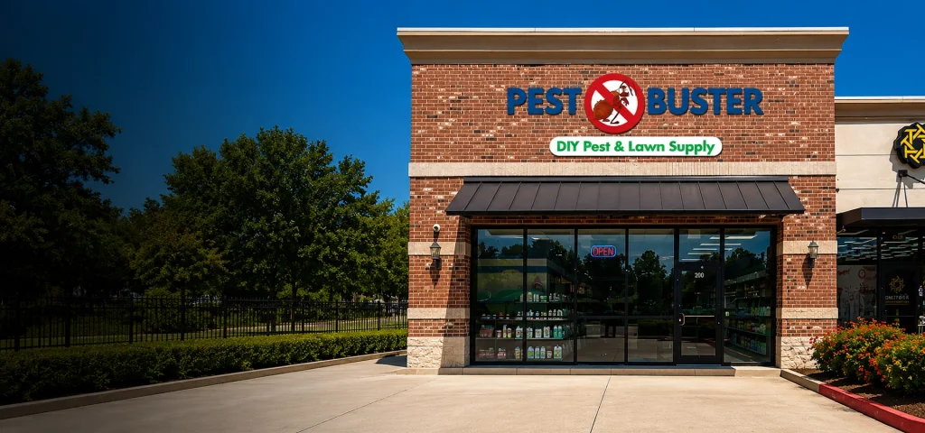pestbusters montgomery tx pest control supply storefront hero call 936-254-7378